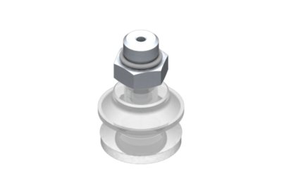 0321554 GIMATIC VACUUM CUP SUCTION CUP VG.B22 SILICONE FDA 50 SHORE, G1/8" MALE, HEXAGON 13 MM WITH SILICONE FOAM RING