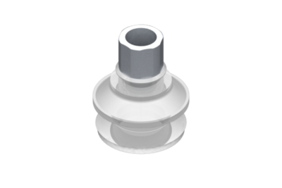 0321560 GIMATIC VACUUM CUP VG.B33 SUCTION CUP, FDA-COMPLIANT SILICONE, 50 SHORE, G1/4? FEMALE, 16 MM HEX WITH COMPLIANT SILICONE FOAM RING