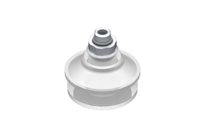 0321566 GIMATIC VACUUM CUP VG.B42 SUCTION CUP, FDA-COMPLIANT SILICONE, 50 SHORE, G1/8? MALE, 16 MM HEX WITH COMPLIANT SILICONE FOAM RING