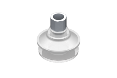 0321567 GIMATIC VACUUM CUP VG.B42 SUCTION CUP, FDA-COMPLIANT SILICONE, 50 SHORE, G1/4? FEMALE, 16 MM HEX WITH COMPLIANT SILICONE FOAM RING