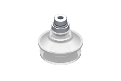 0321568 GIMATIC VACUUM CUP SUCTION CUP VG.B42 SILICONE FDA 50 SHORE, G1/4" MALE, HEXAGON 17 WITH SILICONE FOAM RING