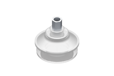 0321569 GIMATIC VACUUM CUP VG.B53 SUCTION CUP, FDA-COMPLIANT SILICONE, 50 SHORE, G1/8? FEMALE, 12 MM HEX WITH COMPLIANT SILICONE FOAM RING