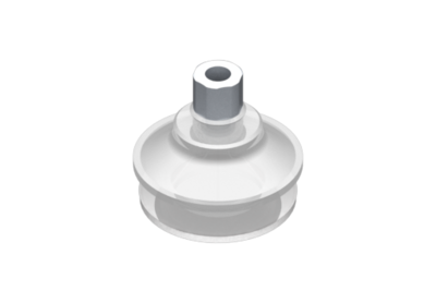 0321572 GIMATIC VACUUM CUP VG.B53 SUCTION CUP, FDA-COMPLIANT SILICONE, 50 SHORE, G1/8? FEMALE, 16 MM HEX WITH COMPLIANT SILICONE FOAM RING