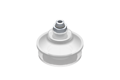 0321573 GIMATIC VACUUM CUP VG.B53 SUCTION CUP, FDA-COMPLIANT SILICONE, 50 SHORE, G1/8? MALE, 16 MM HEX WITH COMPLIANT SILICONE FOAM RING