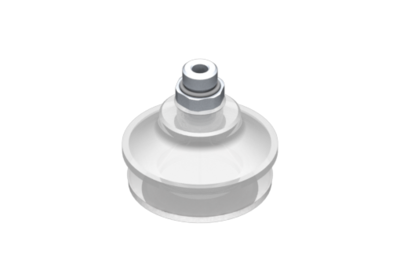 0321575 GIMATIC VACUUM CUP VG.B53 SUCTION CUP, FDA-COMPLIANT SILICONE, 50 SHORE, G1/4? MALE, 0.67 IN. HEX WITH SILICONE FOAM RING