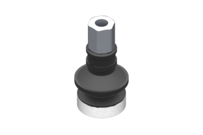 0321590 GIMATIC VACUUM CUP SUCTION CUP VG.B16 EPDM 50 SHORE, M5 FEMALE, HEX 8 MM WITH SILICONE RING