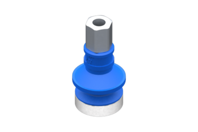 0321595 GIMATIC VACUUM CUP SUCTION CUP VG.B16 HNBR 60 SHORE, M5 FEMALE, HEX 8 MM WITH SILICONE RING