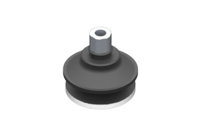 0321642 GIMATIC VACUUM CUP SUCTION CUP VG.B53 EPDM 50 SHORE, G1/8 FEMALE, HEX 16 MM WITH SILICONE RING
