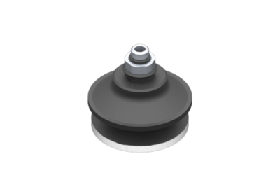 0321643 GIMATIC VACUUM CUP SUCTION CUP VG.B53 EPDM 50 SHORE, G1/8 MALE, HEX 16 MM WITH SILICONE RING