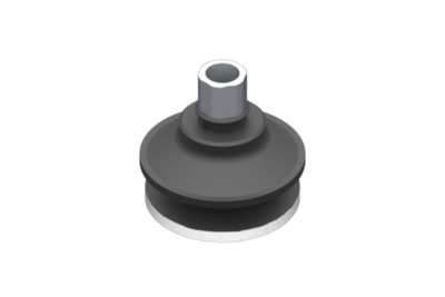 0321644 GIMATIC VACUUM CUP SUCTION CUP VG.B53 EPDM 50 SHORE, G1/4 FEMALE, HEX 16 MM WITH SILICONE RING