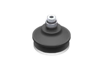 0321645 GIMATIC VACUUM CUP "SUCTION CUP VG.B53 EPDM 50 SHORE, G1/4"" MALE, HEX 17 MM WITH SILICONE RING"