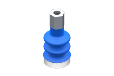 0321853 GIMATIC VACUUM CUP SUCTION CUP VG.LB16 HNBR 60 SHORE, M5 FEMALE, HEX 8 MM WITH SILICONE RING