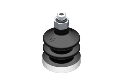 0321860 GIMATIC VACUUM CUP SUCTION CUP VG.LB22 NBR 50 SHORE, M5 MALE, HEX 8 MM WITH SILICONE RING