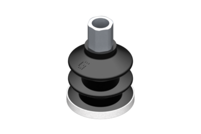 0321872 GIMATIC VACUUM CUP SUCTION CUP VG.LB33 NBR 50 SHORE, G1/8” FEMALE, HEX 12 MM WITH SILICONE RING