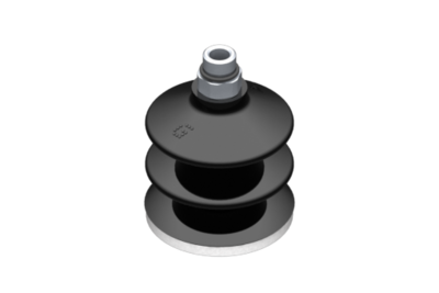 0321888 GIMATIC VACUUM CUP SUCTION CUP VG.LB42 NBR 50 SHORE, G1/8” MALE, HEX 12 MM WITH SILICONE RING