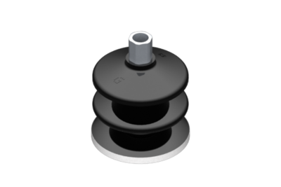 0321900 GIMATIC VACUUM CUP SUCTION CUP VG.LB53 NBR 50 SHORE, G1/8” FEMALE, HEX 12 MM WITH SILICONE RING