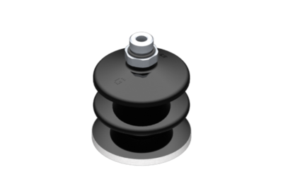 0321906 GIMATIC VACUUM CUP "SUCTION CUP VG.LB53 NBR 50 SHORE, G1/4"" MALE, HEX 17 MM WITH SILICONE RING"