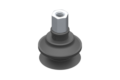2321600 GIMATIC VACUUM CUP VG.B22 SUCTION CUP, EPDM, 50 SHORE, M5 FEMALE, 8 MM HEX