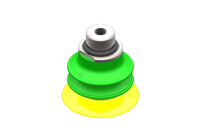 2510016 GIMATIC VACUUM CUP VG.GX25P SUCTION CUP, POLYURETHANE, 30/60 SHORE, WITH INTERNAL FILTER, G1/8? MALE / M5 FEMALE