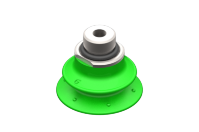 2521007 GIMATIC VACUUM CUP VG.BP25 SUCTION CUP, POLYURETHANE, 50 SHORE, G1/8" MALE / M5 FEMALE, WITH 0.6 MM CALIBRATED HOLE