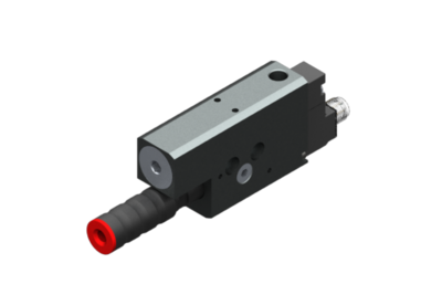 3030198 GIMATIC VACUUM EJ-BSV-MEDIUM-HF-2 VACUUM PUMP WITH HOLDER, INTEGRATED SILENCER AND NC ON/OFF VACUUM SV, 24VDC, 1.2W, M8 3-PIN, IP54, G3/8" VACUUM PORT