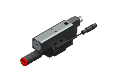 3030215 GIMATIC VACUUM VACUUM PUMP EJ-BSV-MEDIUM-HV-2 WITH INTEGRATED HOLDER AND SILENCER, ON/OFF VACUUM SV NO, 24VDC, 1.2W, M8 3 POLI, IP54, G3/8'' VACUUM PORT AND PNP PRE-SET VALVE -70 KPA