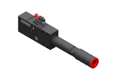 3030222 GIMATIC VACUUM EJ-BSVLG-LARGE-HV-3-ISO VACUUM PUMP WITH HOLDER AND INTEGRATED SILENCER, READY FOR ISO 15407-1 VALVE, G1/2" VACUUM PORT