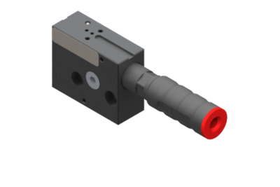 3030233 GIMATIC VACUUM EJ-BSVLG-MEDIUM-HF-2-ISO VACUUM PUMP WITH HOLDER AND INTEGRATED SILENCER, ISO 15218 VALVE CONNECTION, G1/4'' VACUUM PORT