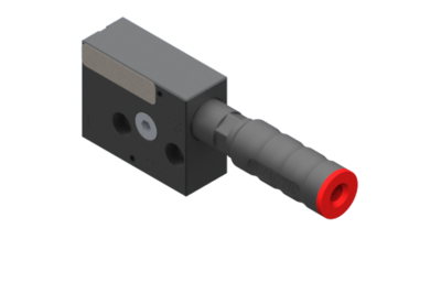 3030244 GIMATIC VACUUM VACUUM PUMP EJ-SVLG-MEDIUM-LP-2-ISO WITH HOLDER AND INTEGRATED SILENCER, ISO 15218 VALVE CONNECTION, G1/4'' VACUUM PORT