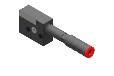 3030245 GIMATIC VACUUM VACUUM PUMP EJ-SVLG-MEDIUM-LP-3-ISO WITH HOLDER AND INTEGRATED SILENCER, ISO 15218 VALVE CONNECTION, G1/4'' VACUUM PORT