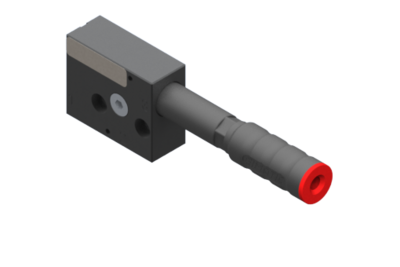 3030249 GIMATIC VACUUM VACUUM PUMP EJ-SVLG-MEDIUM-HV-3-ISO WITH HOLDER AND INTEGRATED SILENCER, ISO 15218 VALVE CONNECTION, G1/4'' VACUUM PORT