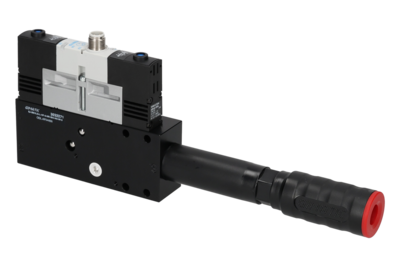 3032271 GIMATIC VACUUM EJ-BSVLG-LARGE-HF-3-NR-ISO VACUUM PUMP WITH HOLDER, 3/2 X2 NO SOLENOID VALVE FOR VACUUM AND BLOW-OFF, M12X1 5-PIN CONNECTION, IP54, G1/2" VACUUM PORT (ENERGY SAVING)