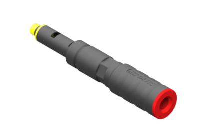 3300050 GIMATIC VACUUM EJ-LARGE-HV-2 EJECTOR WITH HOLDER AND INTEGRATED SILENCER