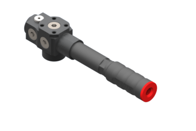 3330098 GIMATIC VACUUM EJ-SYS-MEDIUM-HV-3 VACUUM PUMP WITH HOLDER AND INTEGRATED SILENCER, G3/8" VACUUM PORT
