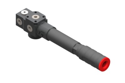 3330103 GIMATIC VACUUM EJ-SYS-LARGE-HF-3 VACUUM PUMP WITH HOLDER AND INTEGRATED SILENCER, G1/2" VACUUM PORT