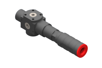 3330113 GIMATIC VACUUM EJ-SLG-LARGE-LP-2 VACUUM PUMP WITH HOLDER AND INTEGRATED SILENCER, G1/2" VACUUM PORT