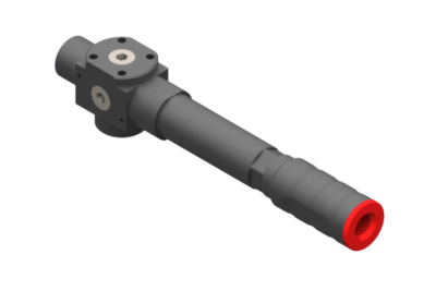 3330114 GIMATIC VACUUM EJ-SLG-LARGE-LP-3 VACUUM PUMP WITH HOLDER AND INTEGRATED SILENCER, G1/2" VACUUM PORT