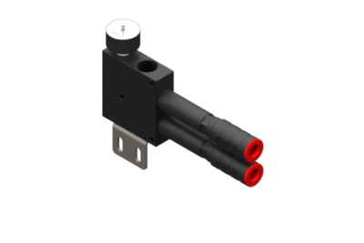 3330122 GIMATIC VACUUM EJ-MLG-LX2-HV-3 VACUUM PUMP, G3/4" VACUUM PORT, WITH ANALOG VACUUM GAUGE AND MOUNTING PLATE