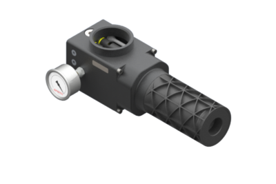 3330145 GIMATIC VACUUM EJ-CEN-LARGEX15-HV VACUUM PUMP WITH SILENCER AND ANALOG VACUUM GAUGE, G2" VACUUM PORT.