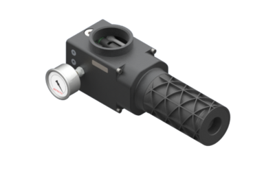 3330158 GIMATIC VACUUM EJ-CEN-LARGEX16-HF VACUUM PUMP WITH SILENCER AND ANALOG VACUUM GAUGE, G2" VACUUM PORT.
