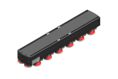 353550604 GIMATIC VACUUM CUPS VACUUM GRIPPING SYSTEM WITH VG.IS55P SUCTION CUPS, 4.72X23.62 IN., WITH INTEGRATED SELF-CLOSING VALVES