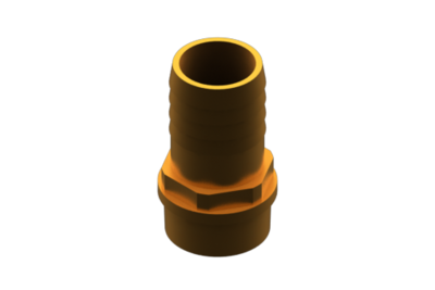 3540022 GIMATIC VACUUM G1" MALE HOSE CONNECTOR, 30-MM HOSE