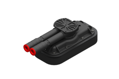 370245017 GIMATIC VACUUM VACUUM GRIPPING SYSTEM FOR BAGS, 9.64" X 4.92" X 2.76", WITH INTEGRATED 3-STAGE VACUUM GENERATOR, EPDM FOAM, THICKNESS 1.2"