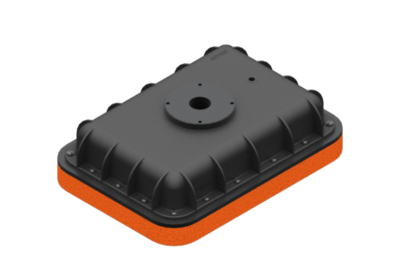 372350002 GIMATIC VACUUM VACUUM GRIPPING SYSTEMS FOR BAGS, 350X250X90 MM, WITH 30 MM THICK NATURAL RUBBER FOAM, VACUUM FITTING G1"
