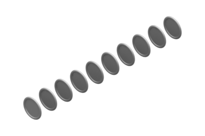5200001 GIMATIC VACUUM VG.GX52 INTERNAL FILTER (10 PIECES)