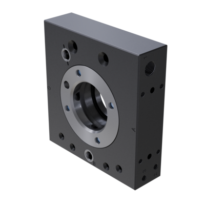 7703005 GIMATIC TOOL CHANGER "PNEUMATIC TOOL CHANGER, 35 KG PAYLOAD, J INTERFACE, INTEGRATED PNEUMATIC PASSTHROUGHS 2X G1/8"" AND 4X M5, TOOL SIDE"