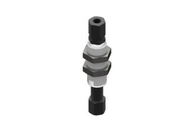 9900001 GIMATIC VACUUM ROTATIVE SUSPENSION WITH M10X1 THREADED BODY, STROKE 10 MM, M5, WITH 2 NUTS