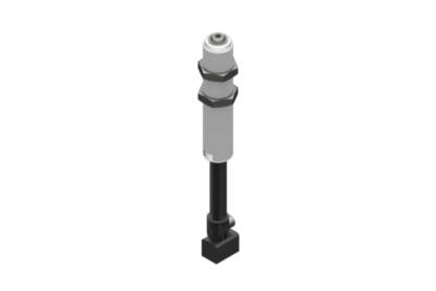 9900015 GIMATIC VACUUM NON-ROTATIVE SUSPENSION WITH ANGULAR COUPLING AND M20X1.5 THREADED BODY, STROKE 50 MM, G1/8, WITH 2 NUTS