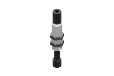 9900022 GIMATIC VACUUM NON-ROTATIVE SUSPENSION WITH M20X1.5 THREADED BODY, STROKE 25 MM, G1/8, WITH 2 NUTS