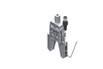 BB-13-NO GIMATIC GRIPPER ANGULAR NON-SELF-CENTRING PNEUMATIC GRIPPER, NORMALLY OPEN, 2.5/8 BAR, M5, SENSOR SS3N203Y-1, 0.9MM KEY